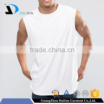 Daijun OEM white any avaliable 180g in plain custom organic cotton wholesale fashion cotton tank top