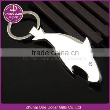 Cool Metal the Shark Model Bottle Opener Key Chain photo-2