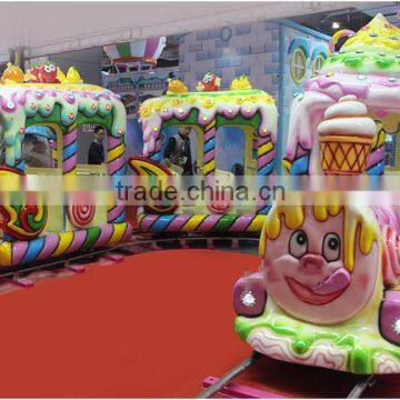 14 Seats Mini Sweet Candy Tourist Kiddie Track Train for Sales