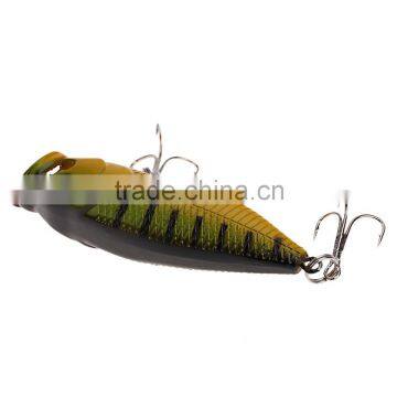 7cm 8.8g Popper Fishing Lure Hard Bait With Treble Hooks Fishing Tackle photo-2