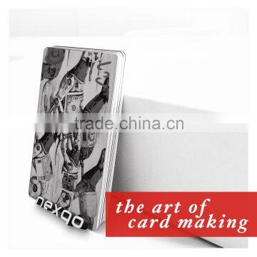 Stainless Steel Laser Engraving Cheap Stainless Metal Business Card photo-4