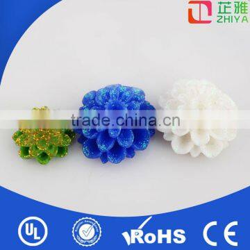 wholesale sky bule resin flower beads