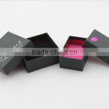 Custom Cheap simple cardboard paper jewelry box with custom Logo