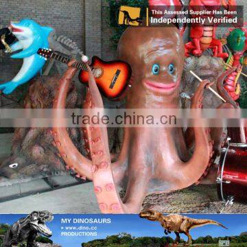 MY Dino-C071 Animatronic Music Band Fiberglass Cartoon Character photo-2