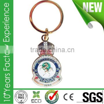 Wholesale cheap metal crown australia promotional keychain