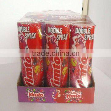 Double spray liquid candy