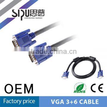 SIPU High Quality Scart to Vga Converter Male Cable With Audio