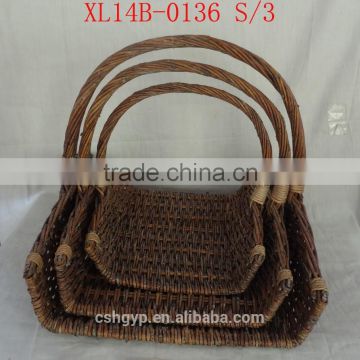 unpeeled willow basket