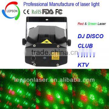 Red green mini gobo laser light sound/auto control, more than 20 different patterns