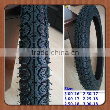 Motorcycle tire 3.00-18, 2.50-18, 2.25-18, 3.00-17, 2.50-17, 3.00-16 Hot Sale In Eygpt Market.