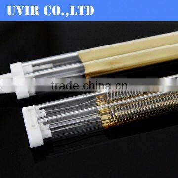 415V 1900W twin tube gold reflector medium wave IR tube for Heidelberg printing machine Speedmast 72