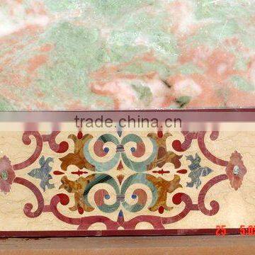 Square Inlay Table Top Modern artificial marble inlay coffee table top for sale