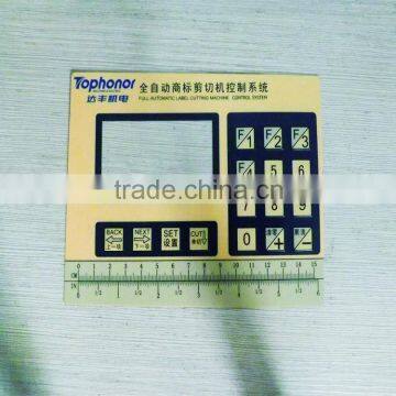 Good Quality OEM Transparent PET/PC Membrane Lock Numeric Keypad