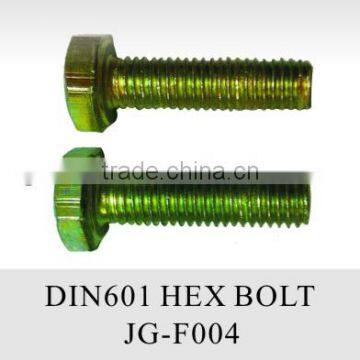 DIN601 hex bolt zinc plated China supplier