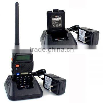 New Arrival! The latest Baofeng 5W 128CH VHF UHF136-174+400-520MHz wireless walkie talkie Pofung UV-5R