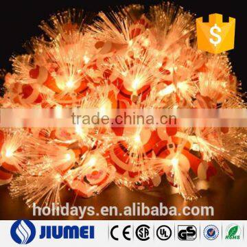 2015 chrsitmas decoration santa claus fiber optic string light