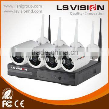 LS VISION cctv camera price list Securitysystem Wireless 16 Channel Survillance Cameras Systems 960P Ir Bullet Cameras