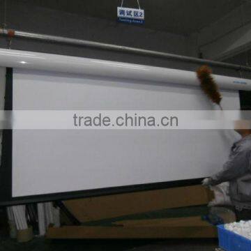 home theater motorised screen tab tensioned screen