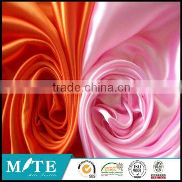 Polyester Satin Fabric for Dress Lining and Decoration