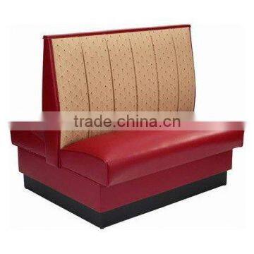 2016 commercial furniture red leather restaurant booth banquette seating for sale