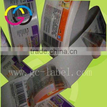 Hot wholesale cheap arrow adhesive labels self-adhesive label stickers