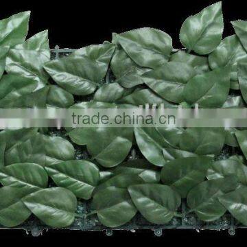 China wholesale artificial green leaf fence