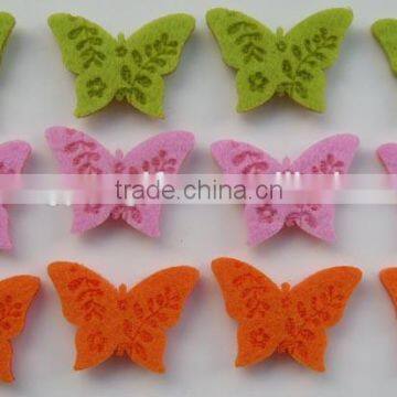felt craft butterfly fridge magnet multi color sticker felt butterflies for teaching toys spring decoration gifts