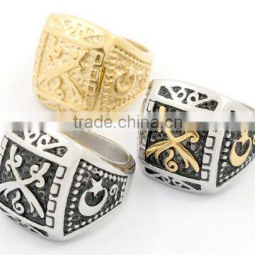 High Quality Stainless Steel Importing Jewelry From China Men's Silver Ring photo-2