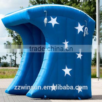 EN14960 Show Display Inflatable Cube Booth