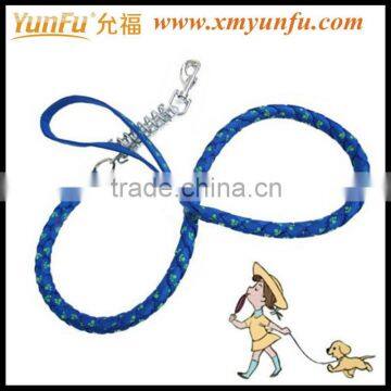 Stylish braided dog rope collar and lead