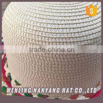 Elegant Women Beach Paper Hats High Quality Sombrero Taizhou Factory