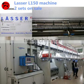 Hot sale used SCHIFFLE Laesser L150 schiffli embroidery machine