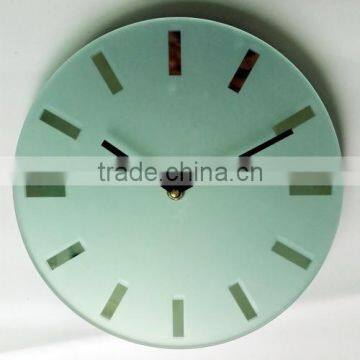 Home Decorating Ideas Glass Wall Clock