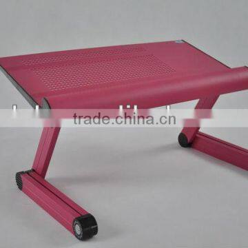 ergonomic design metal compute table (any color,adjustable,super big fan)