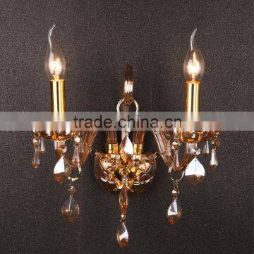 Nice crystal candel wall lamp modern wall lamp with CE standard