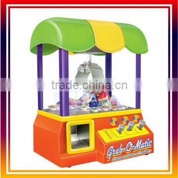 ORANGE Candy Grabber Carnival Style Arcade Claw Prize Machine blue cute toy