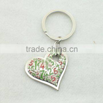 Metal Heart shape keychain