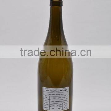 Wholesales 750ML Clear Glass Wine Bottle with Screw Cap Finish