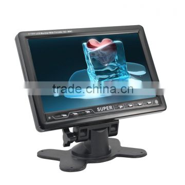 Super 7 tft lcd monitor with usb and card reader