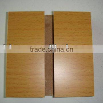 Melamine MDF price , 18mm laminated MDF ,MDF slot board