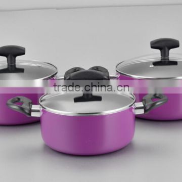 aluminum non-stick sauce pot set