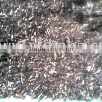 Rice husk ash for refine steel
