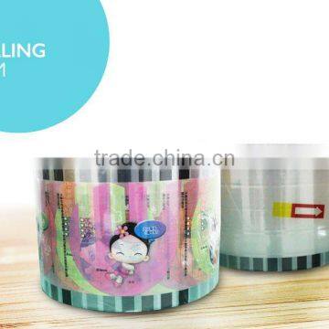 customized plastic cup sealing film