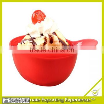 PP Food Grade Ice Cream Bowl, Plastic Baseball helmet Ice Cream Bowl