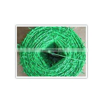 ISO9001:2008 Alibaba China high quality pvc coated single strand barbed wire with low price