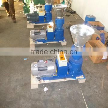 mini type flat die mode animal feed pellet mill/feed pelletizer/pellet press for home use