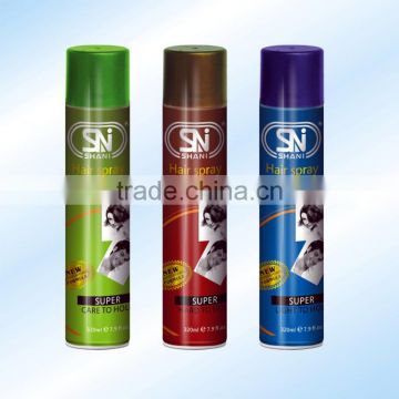 harmless and durable hair styling mousse/hair spray