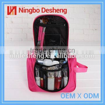 Wholesale multi-function korea style toiletry bag, square travel bag vison