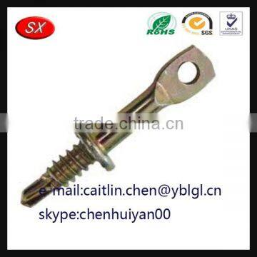 High Precision plated zinc steel Flat head steel Eye Lag Screws