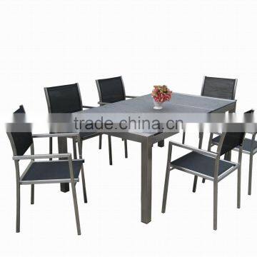 outdoor garden table stainless steel granite table